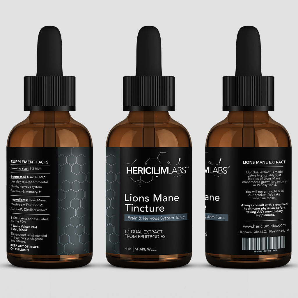 Best Lion's Mane Supplement - Lions Mane Mushroom Tincture